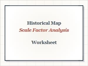 Using Map Scale Analysis to Solve Historical Problems